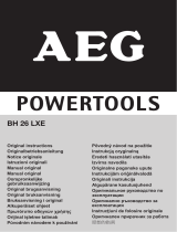 AEG Powertools BH26LXES Omaniku manuaal