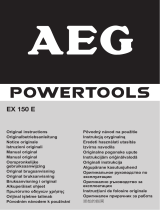 AEG EX 150 E Omaniku manuaal