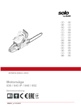 Solo 652 (.325") mit 38 cm Schwert und Kette Kasutusjuhend