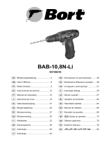 Bort BAB-10,8N-Li Kasutusjuhend