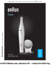 Braun SE830 Face Kasutusjuhend