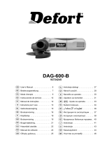 Defort DAG-600-B Kasutusjuhend