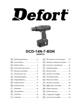 Defort DCD-14N-7-BDK Kasutusjuhend