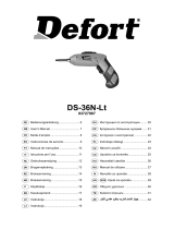Defort DS-36N-LT Kasutusjuhend