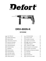 Defort DRH-800N-K Omaniku manuaal