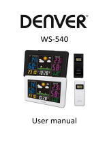 Denver WS-540 Kasutusjuhend