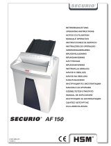 HSM Securio AF 150 0.78 x 11mm Kasutusjuhend