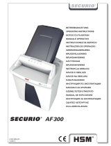 HSM Securio AF300 0.78 x 11mm Kasutusjuhend