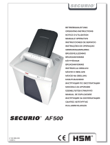 HSM Securio AF500 0.78 x 11mm Kasutusjuhend