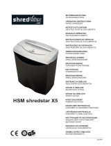 HSM Shredstar X5 Kasutusjuhend