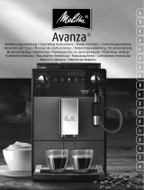 Melitta Avanza 600 Serie Kasutusjuhend