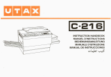 Utax C 216 Kasutusjuhend