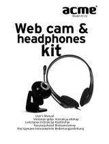 Acme United CAM acme Kit inkl. Headphone AC-02 schwarz Kasutusjuhend