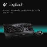 Logitech Wireless Performance Combo MX800 paigaldusjuhend