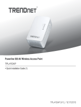 Trendnet Powerline 500 AV2 Wireless Access Point Installation guide