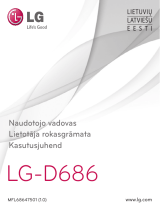 LG LGD686.APOLBK Kasutusjuhend