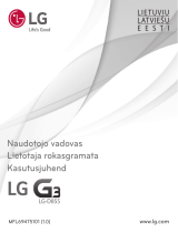 LG D855 Kasutusjuhend