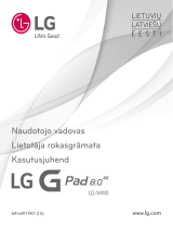LG G Pad 8.0 - LGV490 Kasutusjuhend