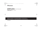 Pioneer HTP-072 Kasutusjuhend
