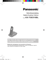 Panasonic KXTGE510BL Kasutusjuhend