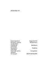 Aeg-Electrolux AG91850-4I Kasutusjuhend