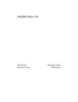 Aeg-Electrolux F65511VI Kasutusjuhend