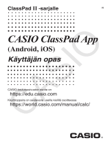 Casio ClassPad App Käyttäjän opas