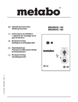 Metabo MIG/MAG 140 Kasutusjuhend