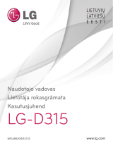 LG LGD315.AHUNBK Kasutusjuhend