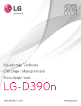 LG LGD390N.AGBRWH Kasutusjuhend