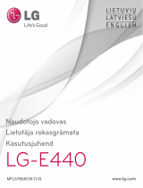 LG LGE440.APRTWH Kasutusjuhend
