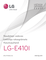 LG E410 Kasutusjuhend