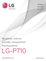 LG LGP710.AYGOBK Kasutusjuhend
