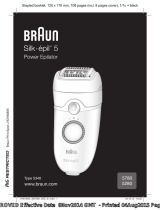 Braun 5780,  5280,  Power Epilator,  Silk-épil 5 Kasutusjuhend