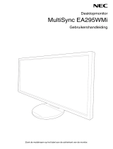 NEC MultiSync EA295WMi Omaniku manuaal