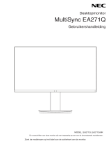 NEC MultiSync EA271Q Omaniku manuaal