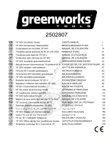 Greenworks 2500207UC2500407UC2504707UAG-MAX 2500207 Omaniku manuaal