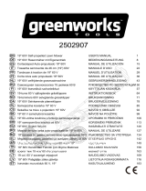 Greenworks 2502907 Kasutusjuhend