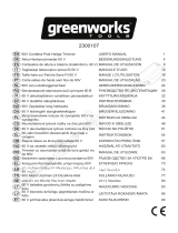Greenworks G60PHT Kasutusjuhend
