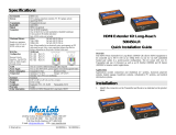 MuxLabHDMI Extender Kit Long-Reach