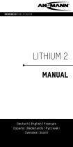 Ans­mann Lithium 2 Omaniku manuaal