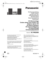 Panasonic SCPM250BEG Omaniku manuaal