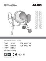 AL-KO Cement Mixer Top 1402 HR Kasutusjuhend