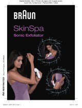 Braun SkinSpa, Sonic Exfoliator, 901 Spa, Silk-épil 7 Kasutusjuhend