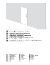 Hormann Porte d'entrée acier croissant gris antracite 90 x h.215 cm poussant droit Omaniku manuaal