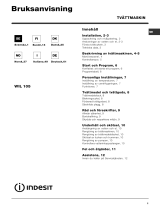 Indesit WIL 105 (EX) (TE) Kasutusjuhend