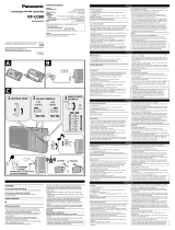 Panasonic RFU160 Kasutusjuhend