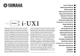 Yamaha i-UX1 Omaniku manuaal