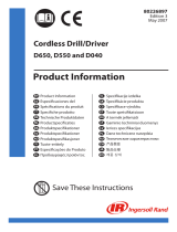 Ingersoll-Rand D650 Kasutusjuhend