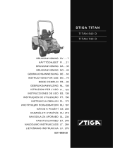 Stiga TITAN 740 D Kasutusjuhend